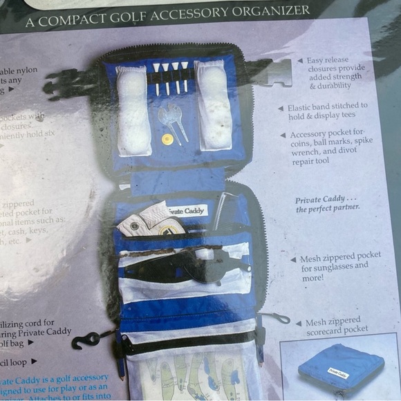 HALF MOON BAY GOLF PRIVATE CADDY - CADDY ORGANIZER NEW! - Picture 4 of 8
